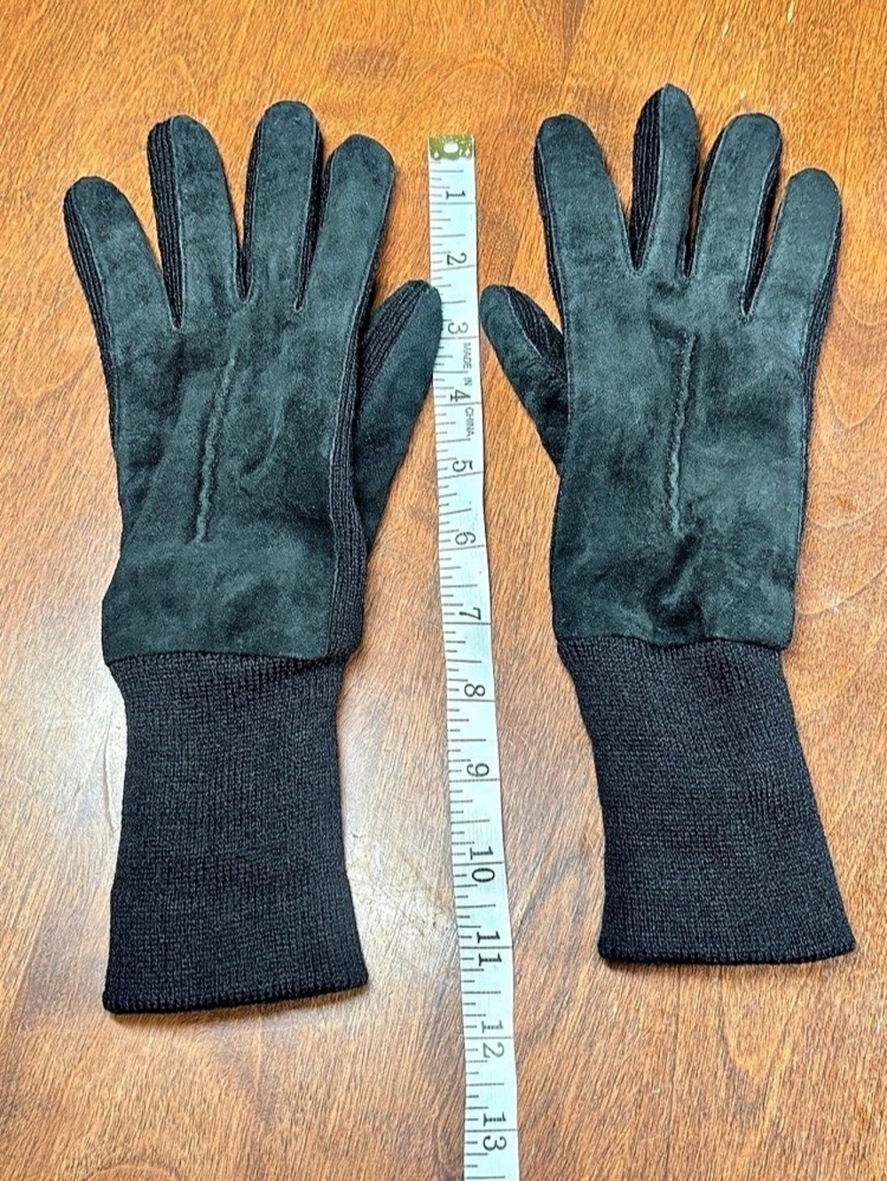 Aris Black Leather Gloves